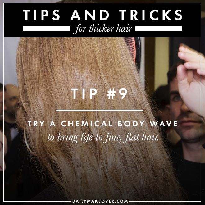 20 Tips and Tricks for Thicker Looking Hair