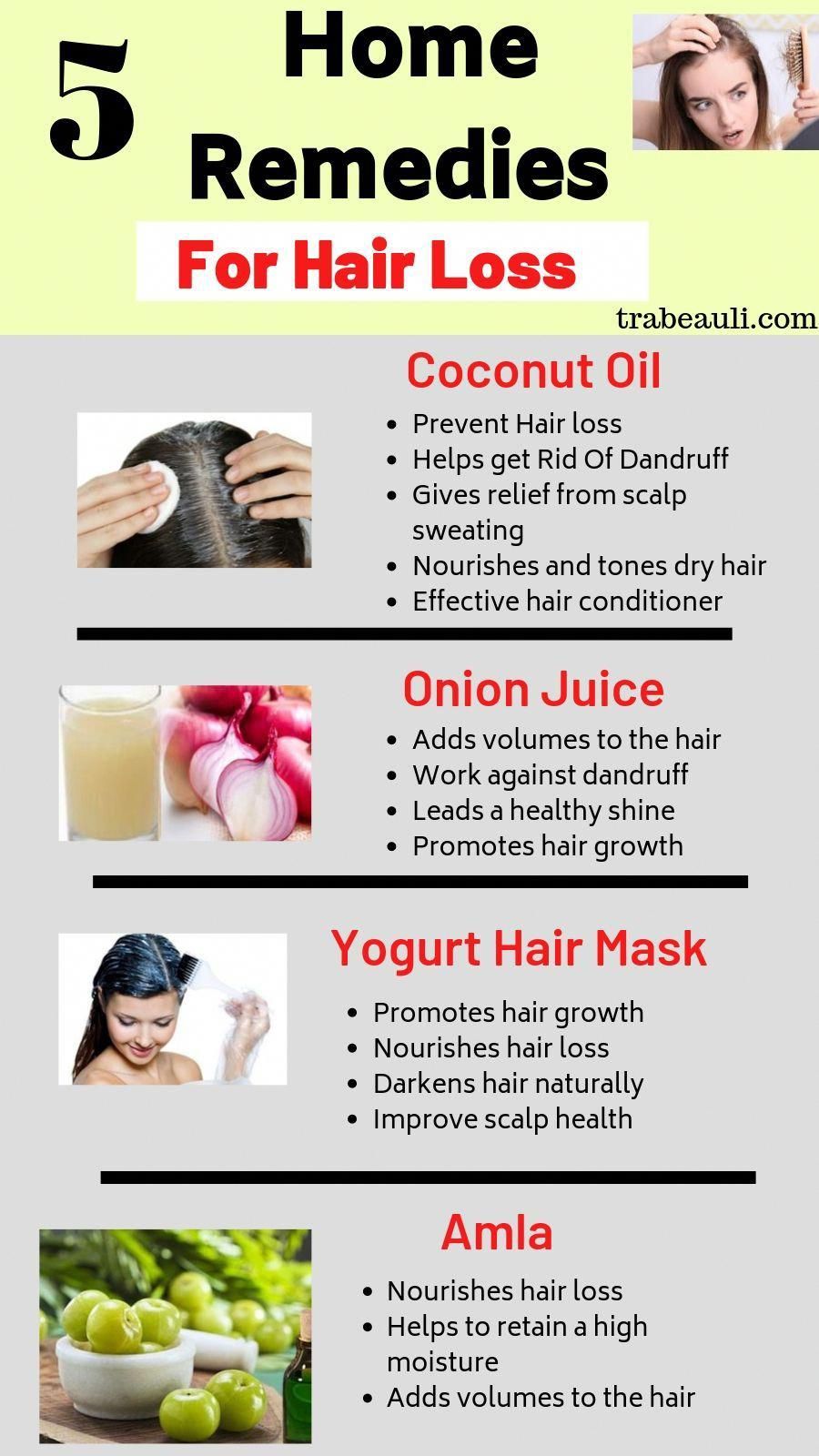 5 Natural Home Remedies To Stop Hair Loss At Home in 2020