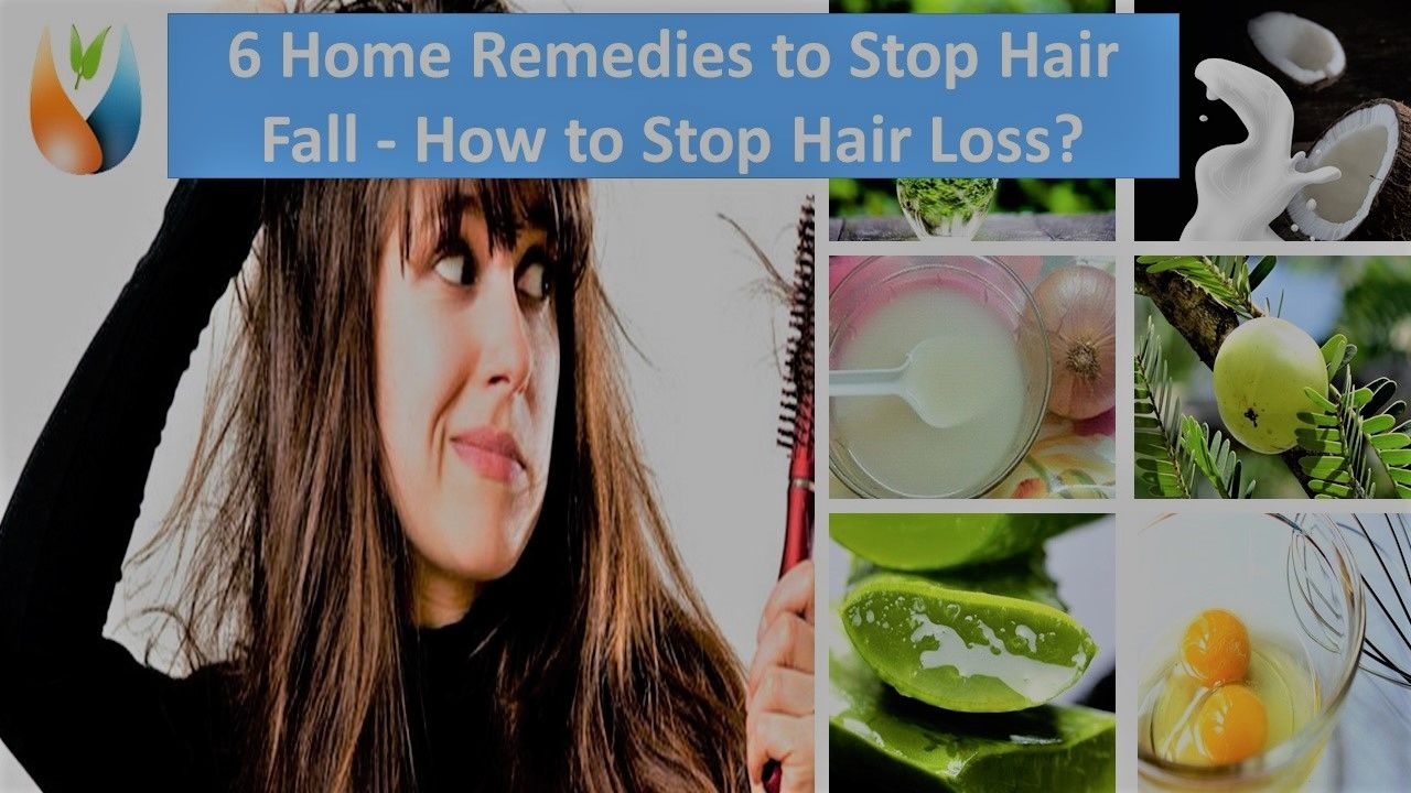 6 Home Remedies to Stop Hair Fall