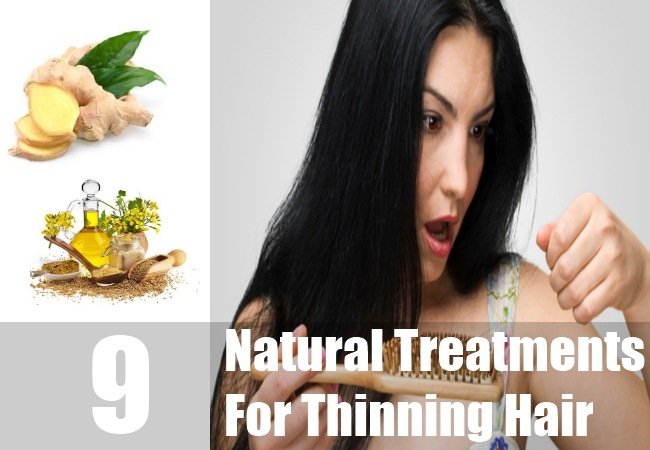 9 Natural Treatments For Thinning Hair