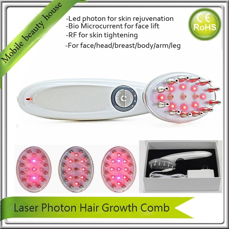 Anti Hair Loss Treatment Electric Laser Red Led Photon Light Therapy ...