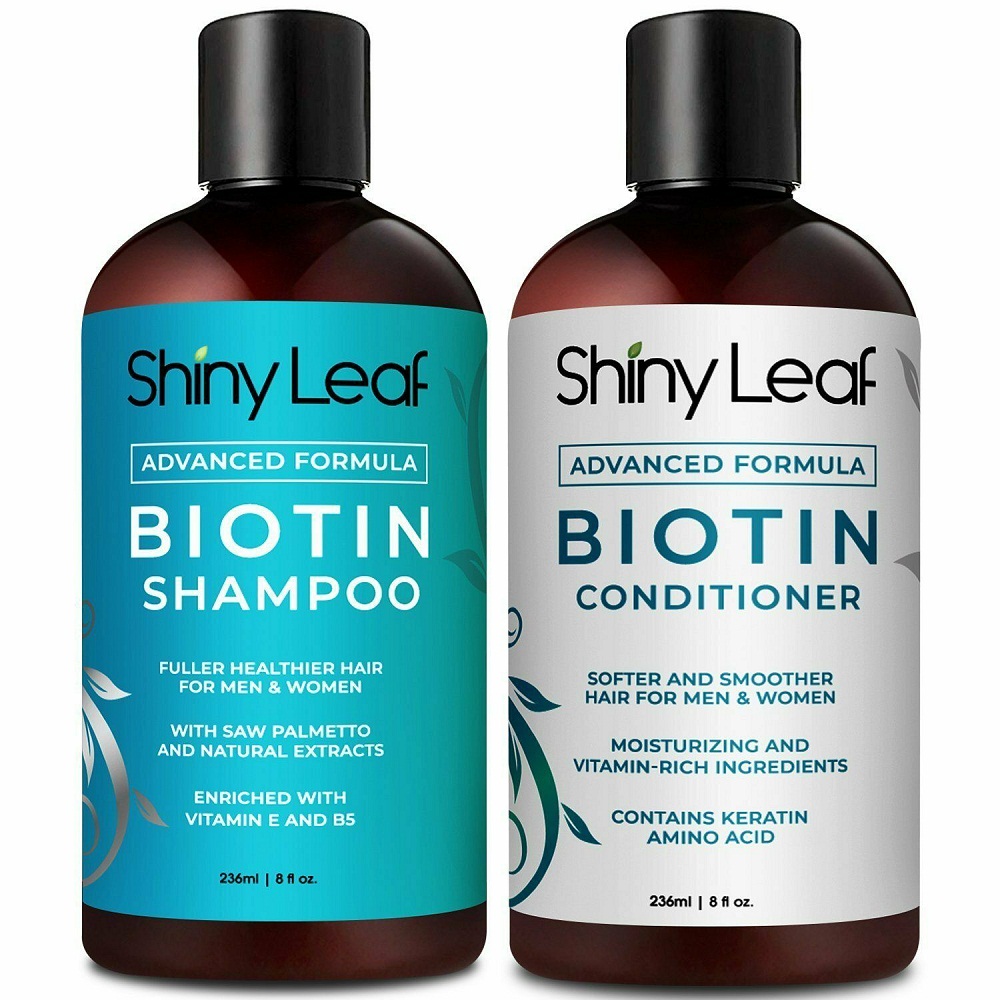 Biotin Anti Hair Loss Hair Growth Shampoo and Conditioner Set 8 Oz Each ...