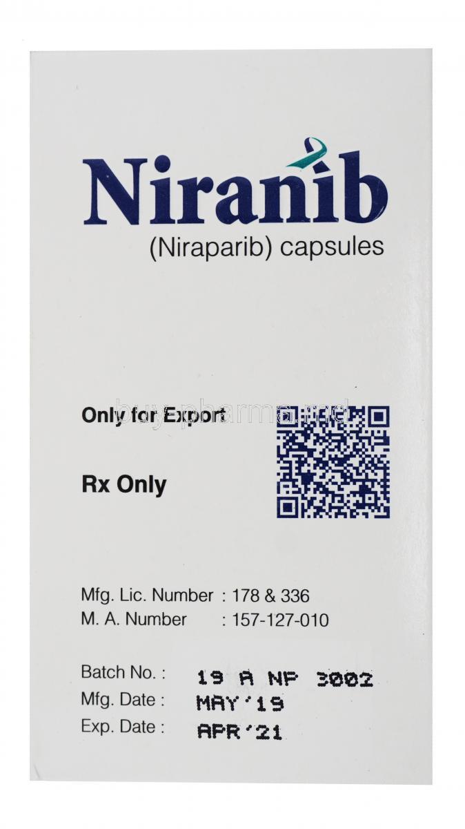 Buy Niranib, Niraparib Online