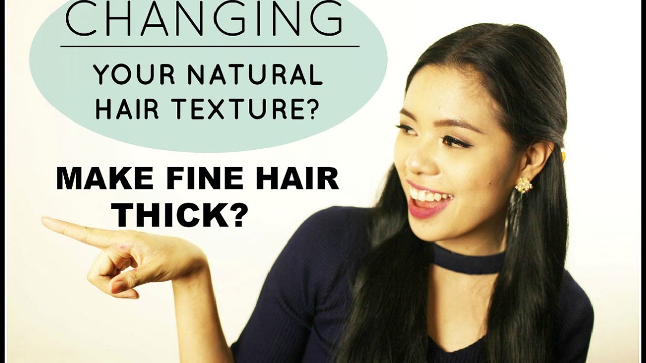 CAN YOU MAKE FINE THIN HAIR BECOME THICK &  COARSE ...