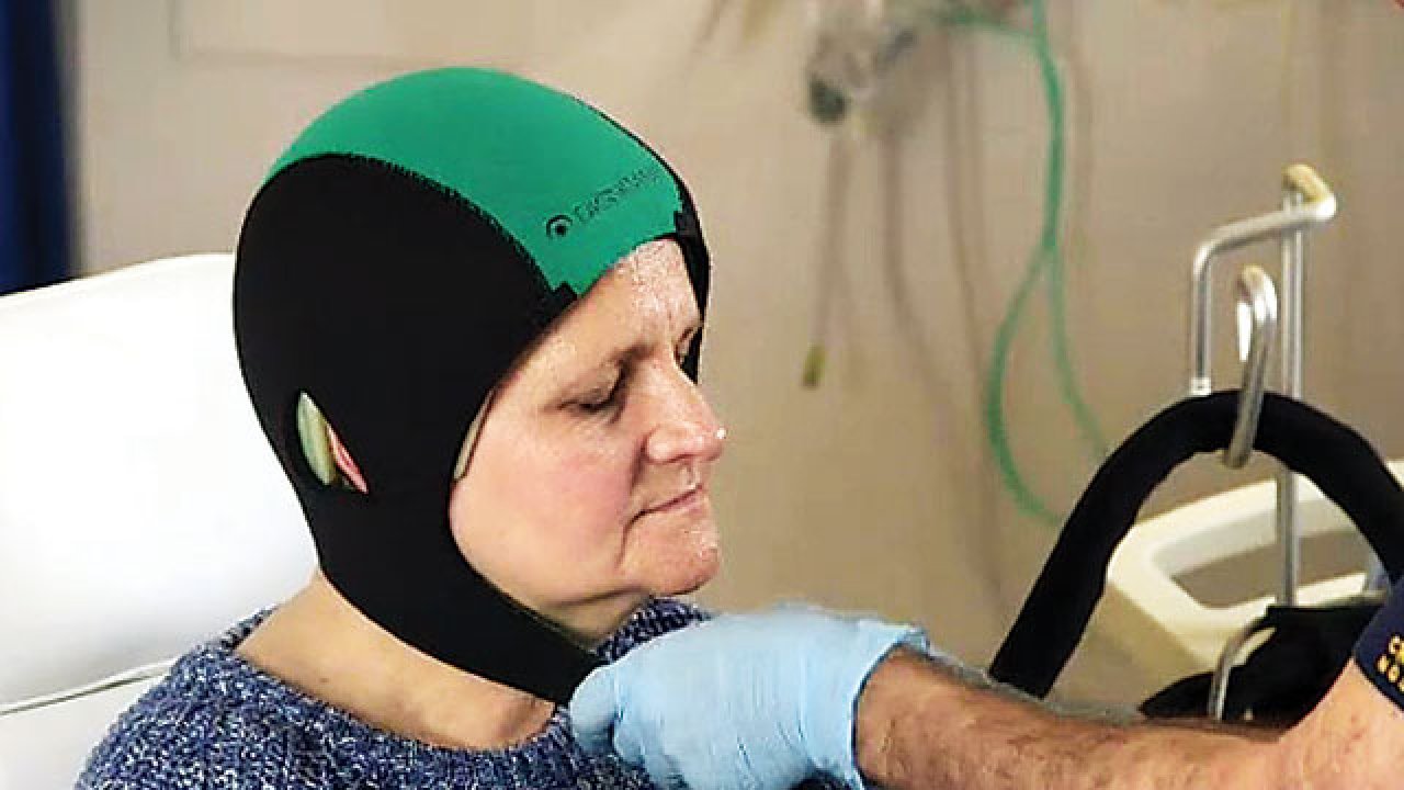 Cooling caps to help control hair loss during chemotherapy