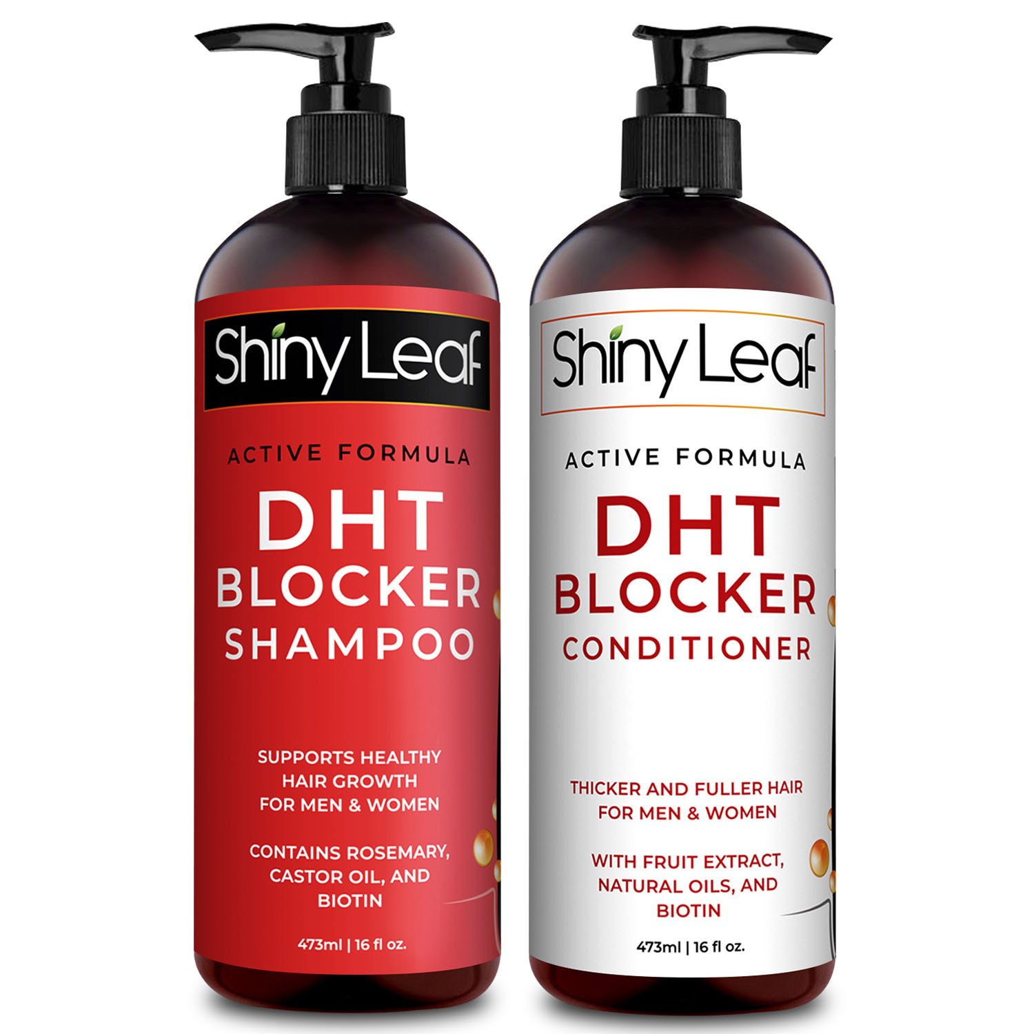 DHT Blocker Shampoo and Conditioner for Hair Loss With Biotin For Men ...