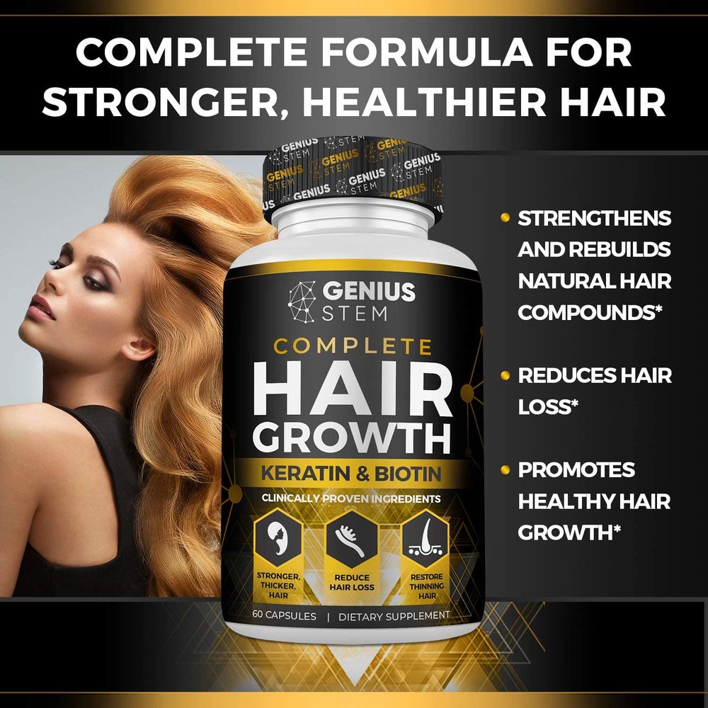 Hair Growth Supplement for Men &  Women