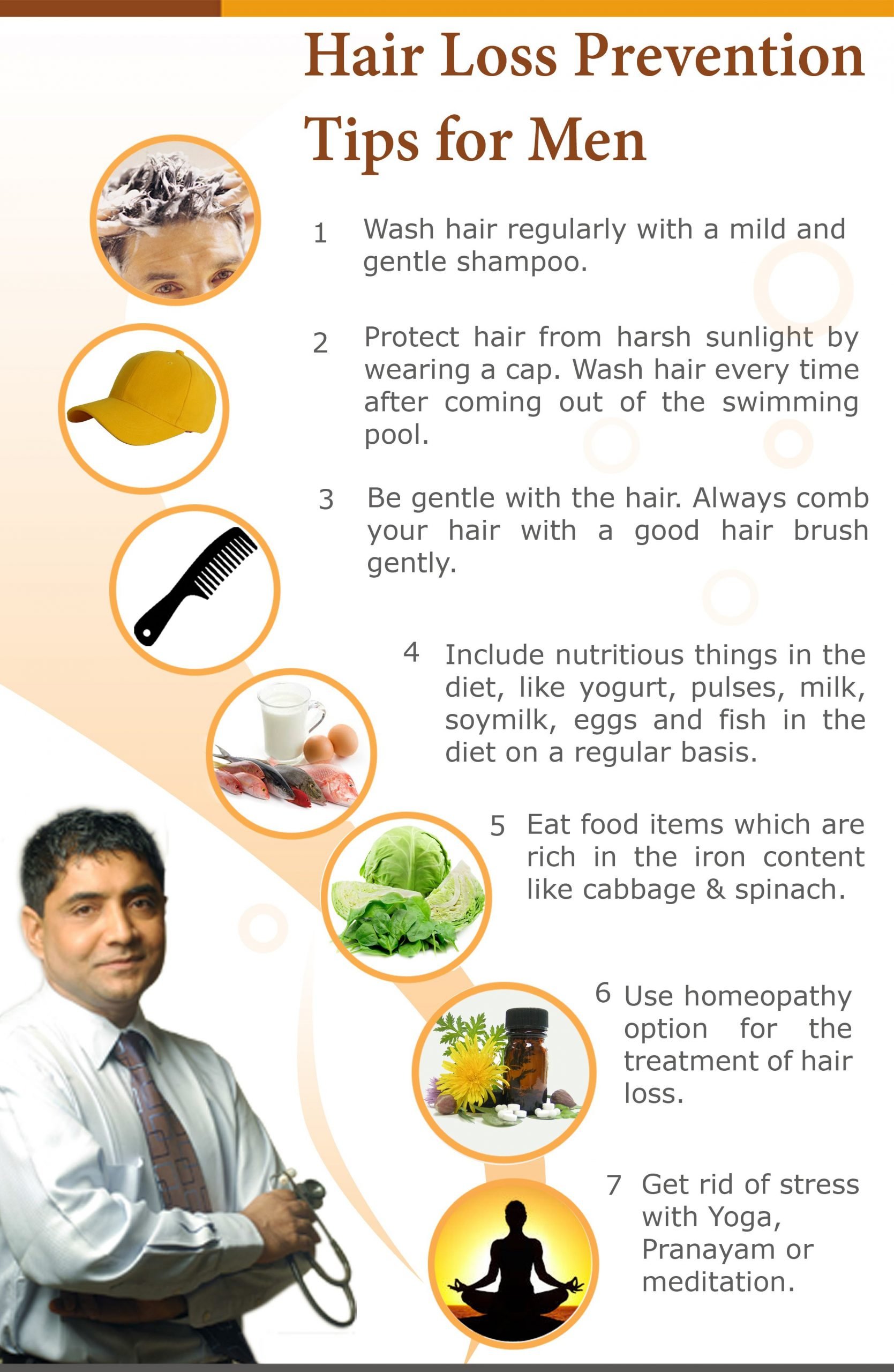 Hair Loss Prevention Tips for men More tips