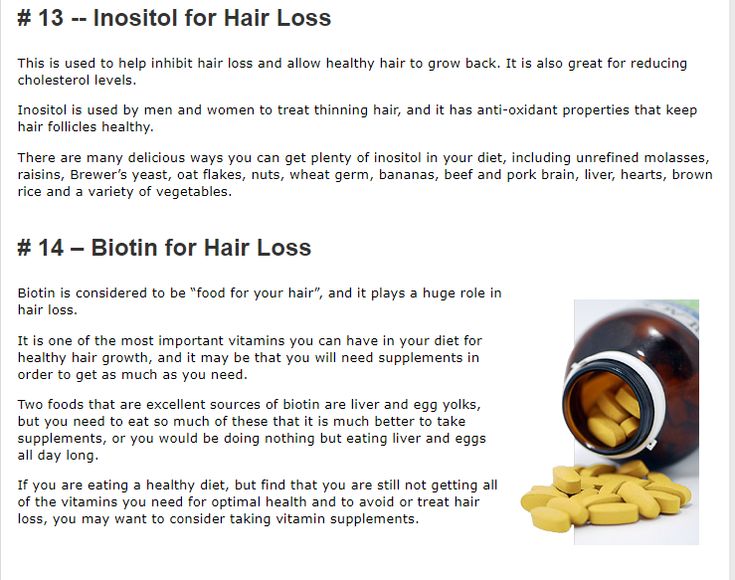 Hair Loss Vitamins 4