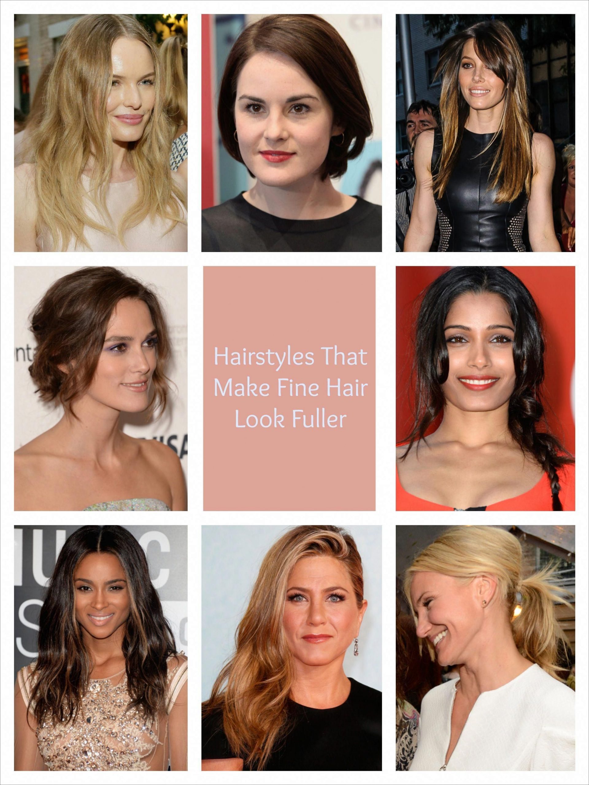 Hairstyles That Make Fine Hair Look Fuller