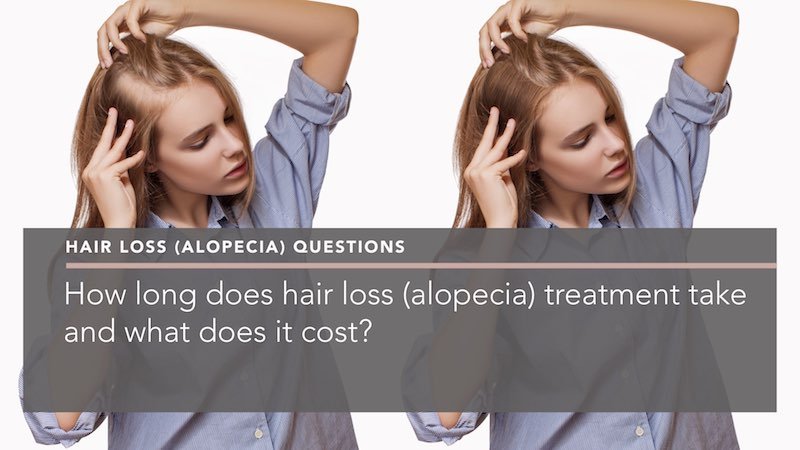 How long does hair loss (alopecia) treatment take and what does it cost ...