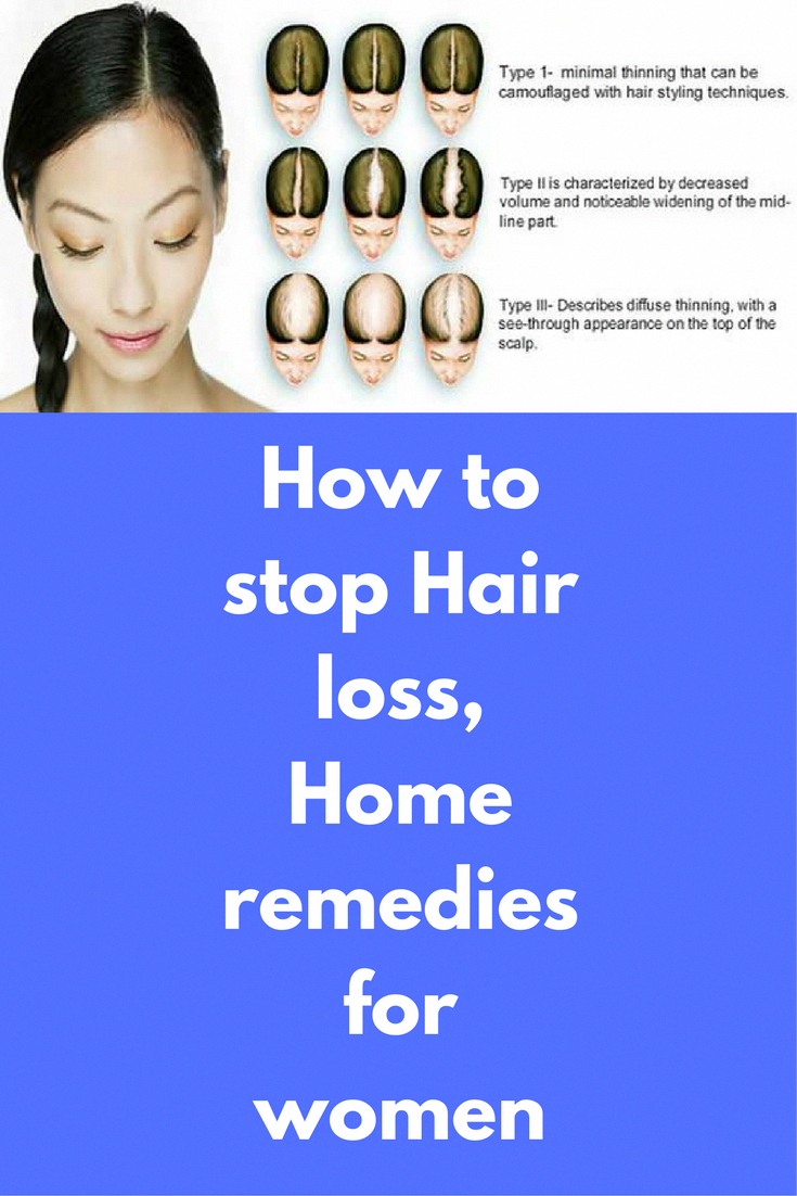 How to stop Hair loss, Home remedies for women How to stop ...