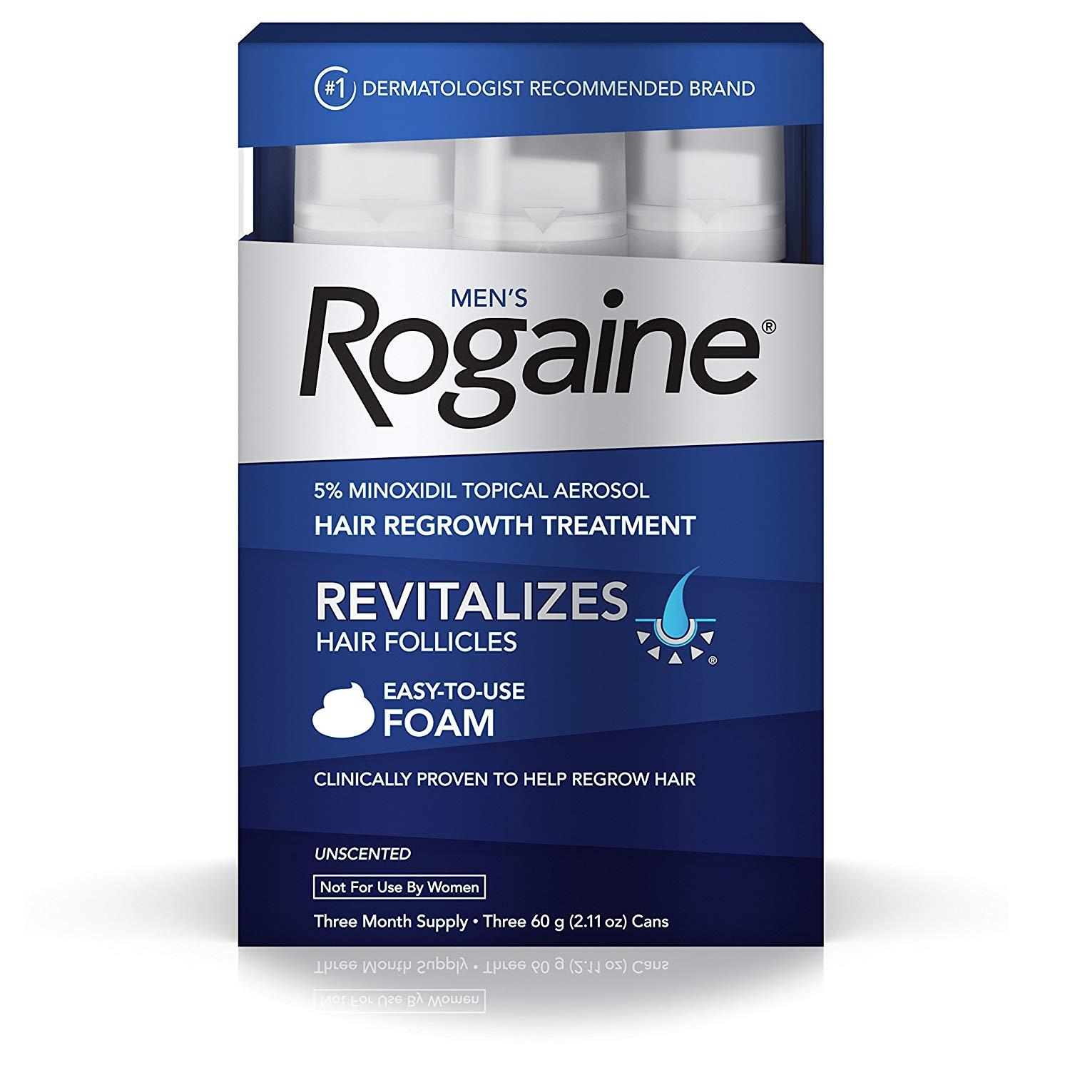Men Rogaine Foam for Hair Loss and Hair Regrowth,3
