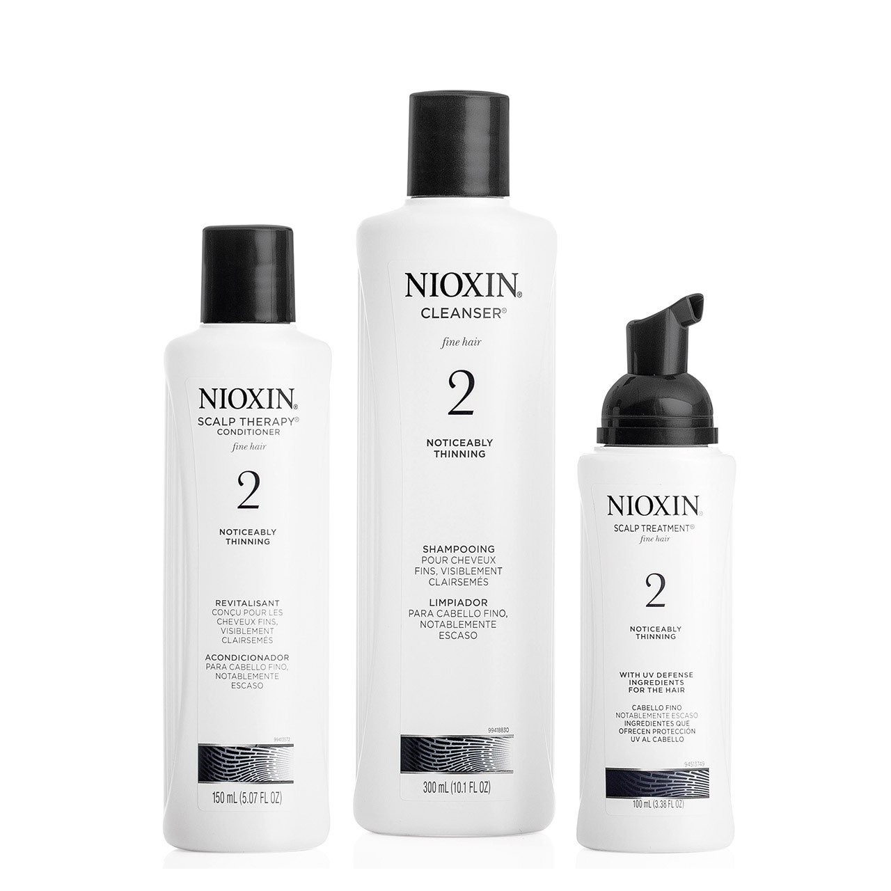 Nioxin Cleanser Fine Hair System 2 Noticeably Thinning ...