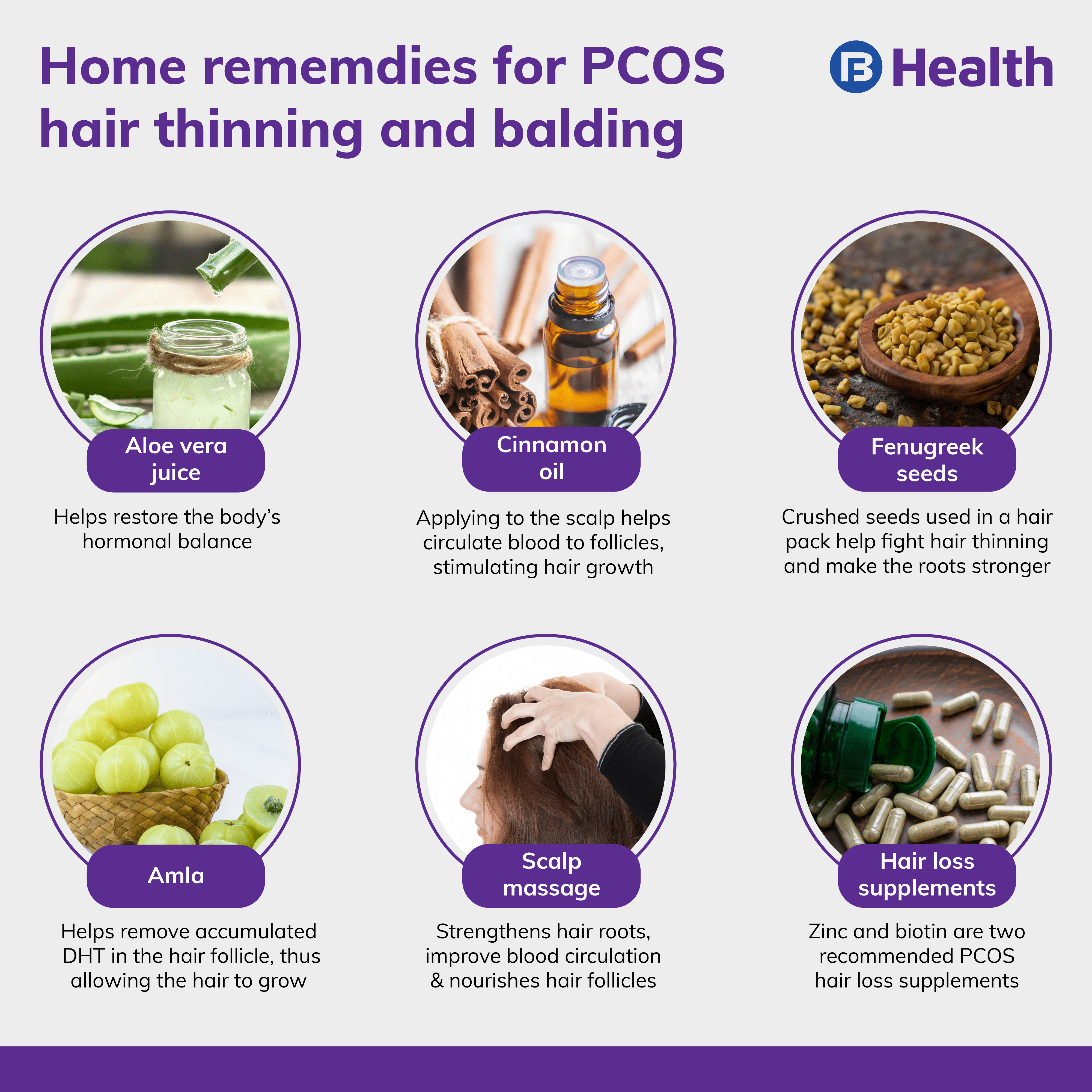 PCOS hair loss: Treatments and easy home remedies
