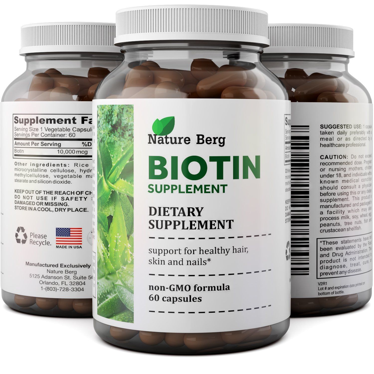 Pure Potent Biotin Vitamins  Promotes Hair Growth Prevents Hair Loss ...