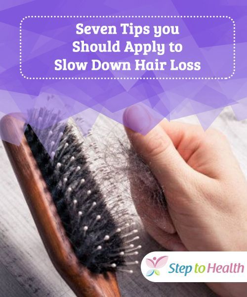 Seven Tips you Should Apply to Slow Down Hair Loss Your ...