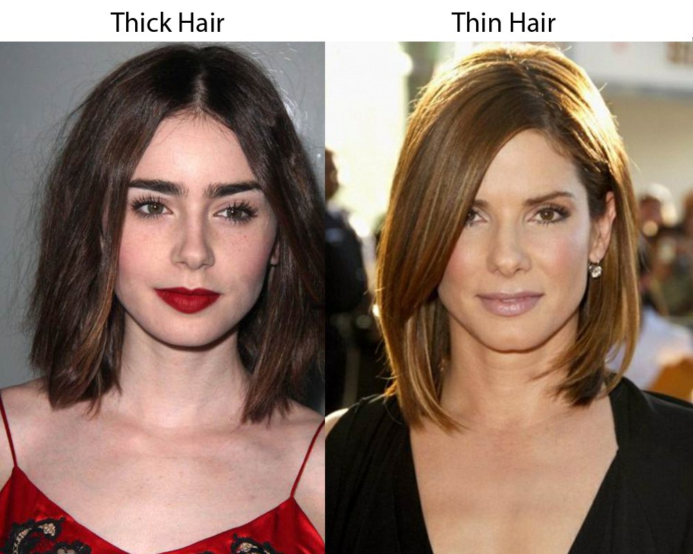 Thick Hair vs Thin Hair