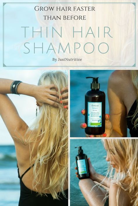 This Thin Hair Shampoo quickly fortifies hair to add body and fullness ...