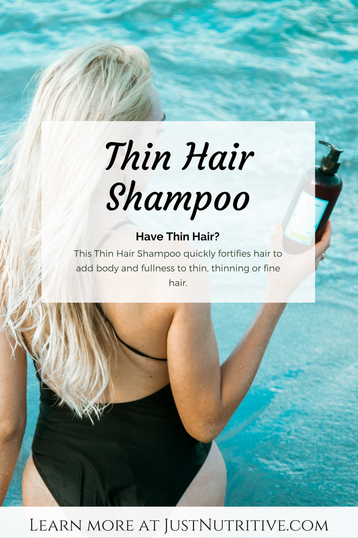 This Thin Hair Shampoo quickly fortifies hair to add body and fullness ...
