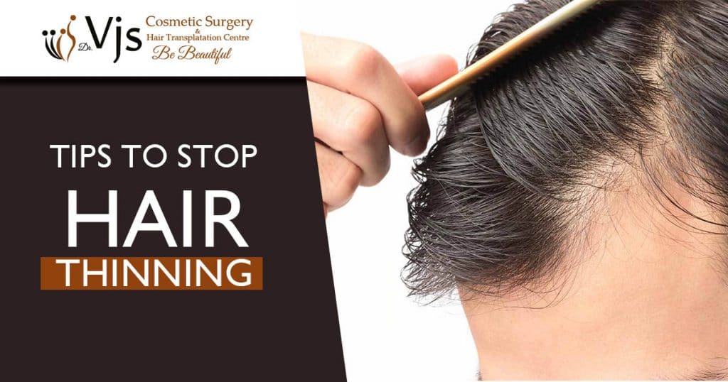 Tips to stop hair thinning