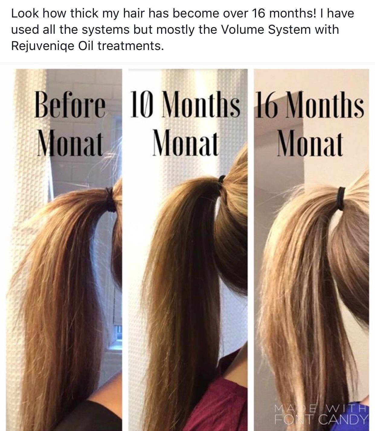 Want thicker hair??? Monat is amazing. All natural and ...