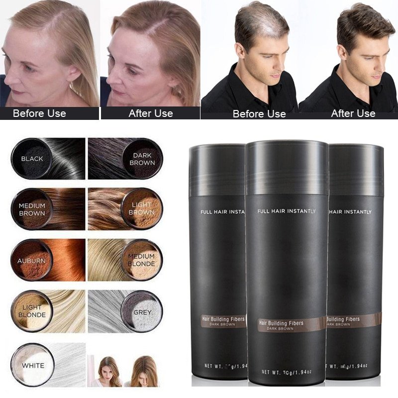 Women Men Natural Hair Root Cover Up Hair Thickening ...