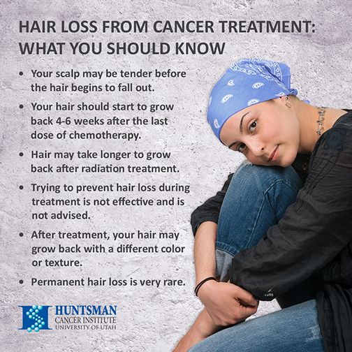Wondering about hair loss during chemotherapy or radiation therapy ...